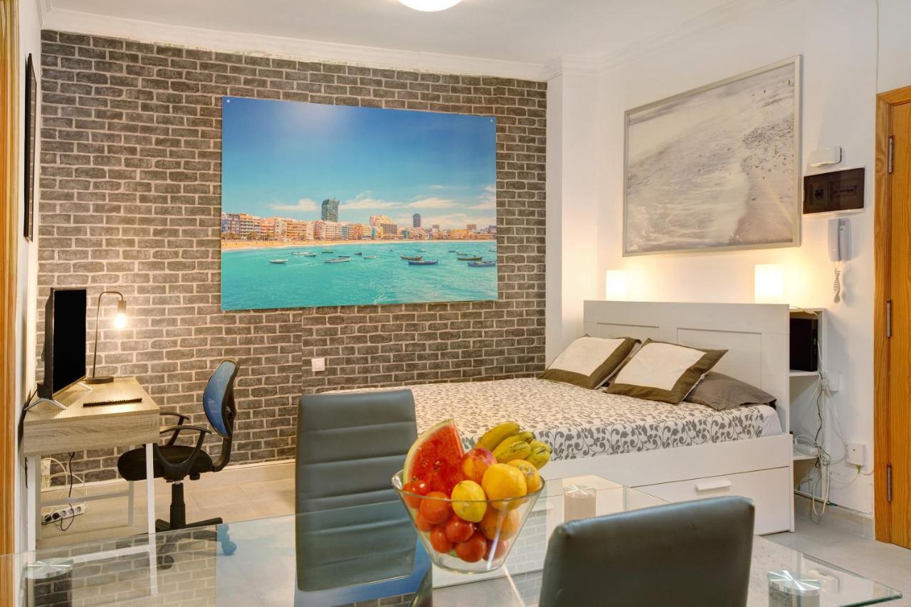 Beach Studio Apartment Canteras Лас-Пальмас-де-Гран-Канария Экстерьер фото